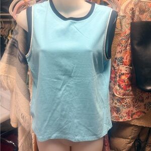 Freestyle Light Blue Sleeveless Tank Top